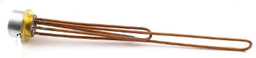 Domestic dual immersion heater in copper